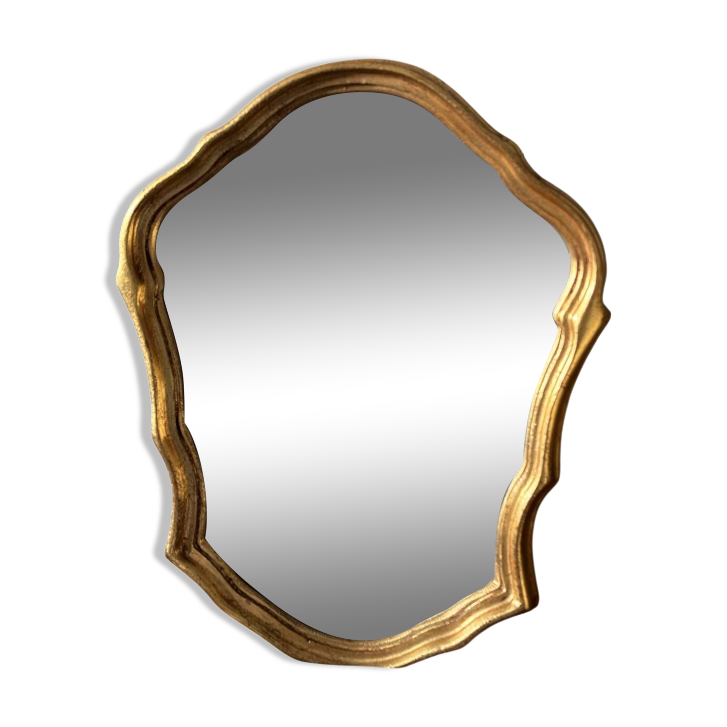 Vintage gold mirror