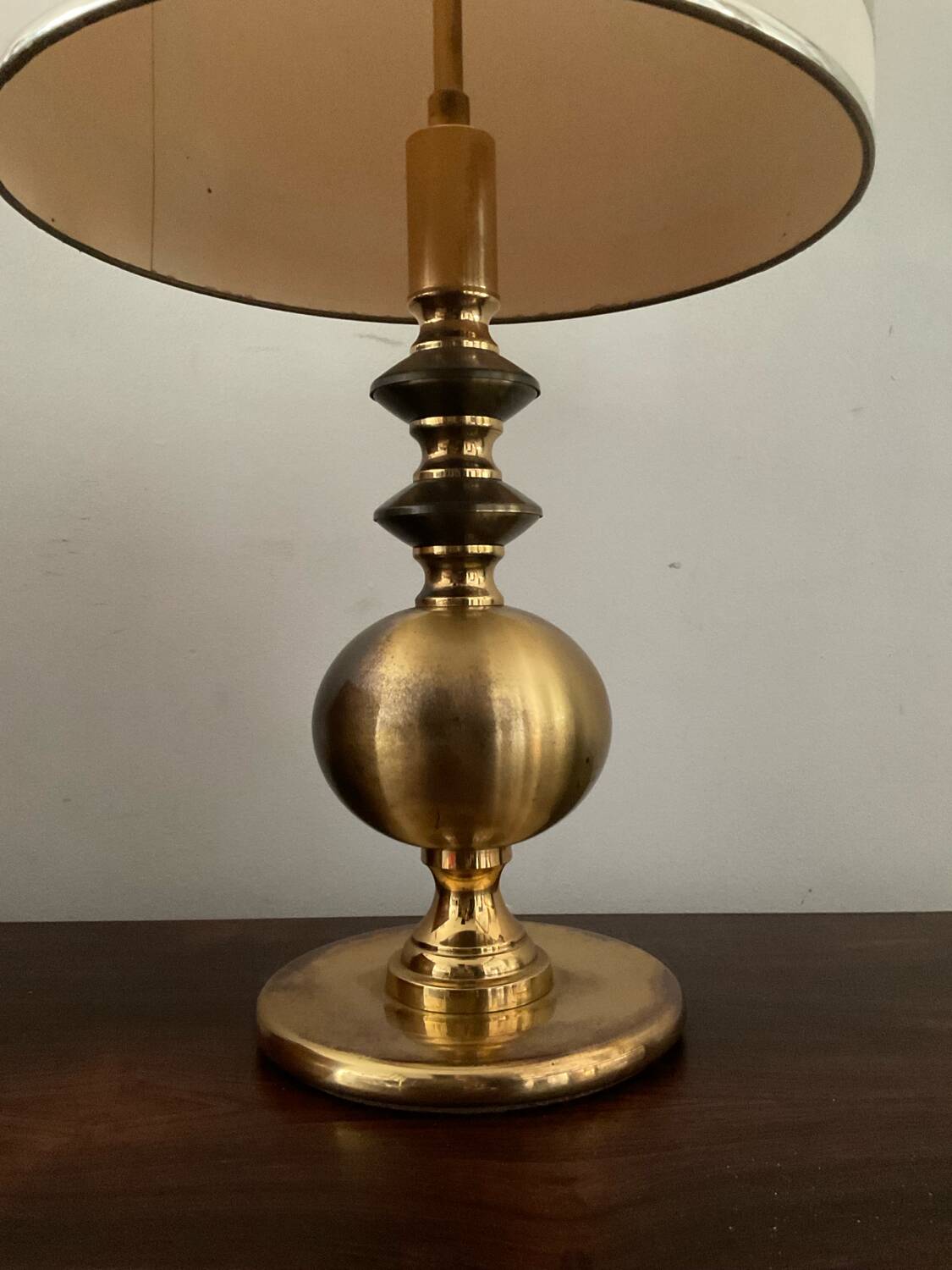 Vintage brass lamp from the 70s
