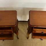 Pair of Louis XV style bedside tables