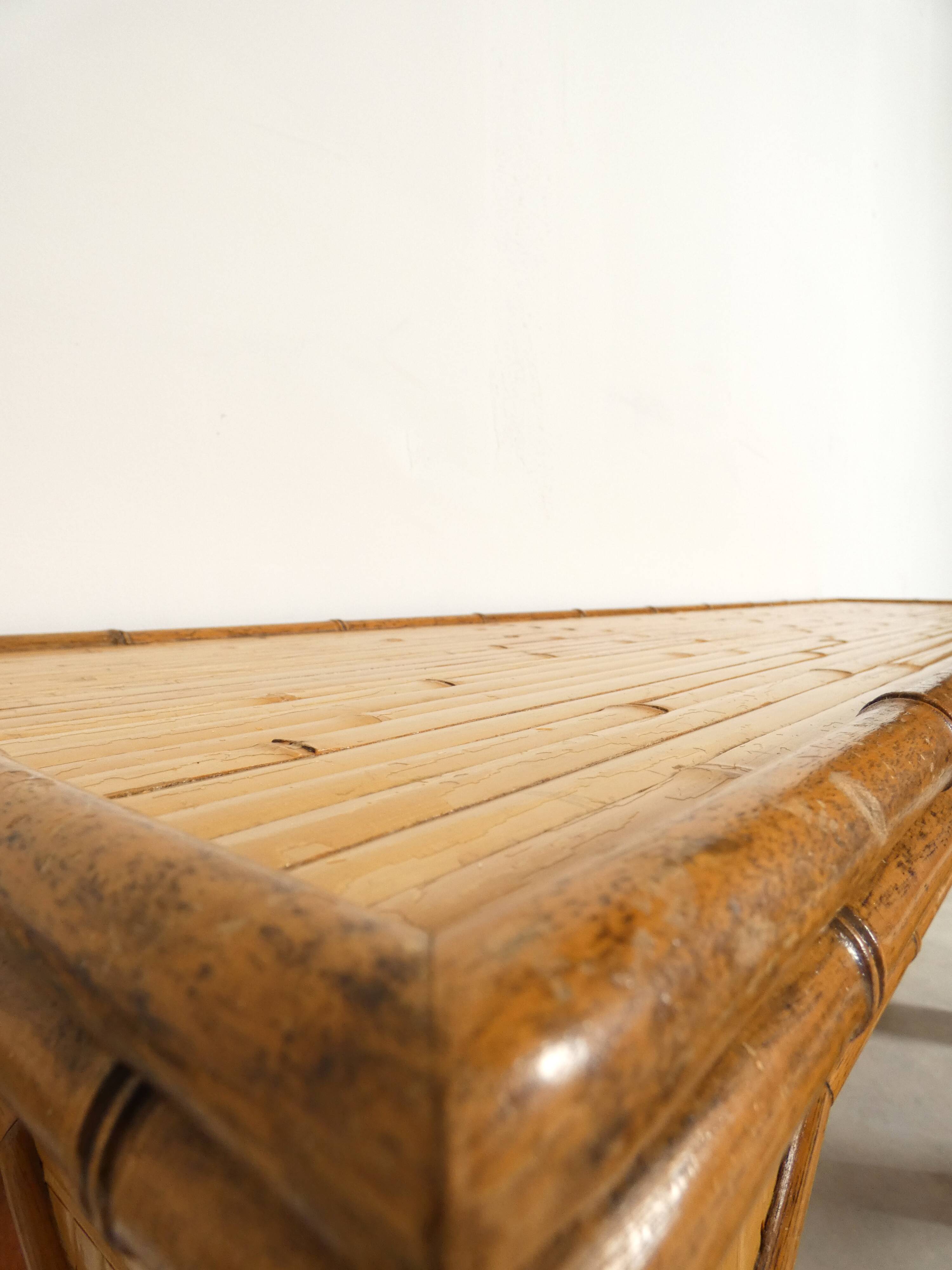Dressoir console and side table bamboo