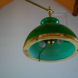 Opaline billiard chandelier