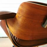 Rosewood lounge chair ensemble, Charles and Ray Eames, 1970