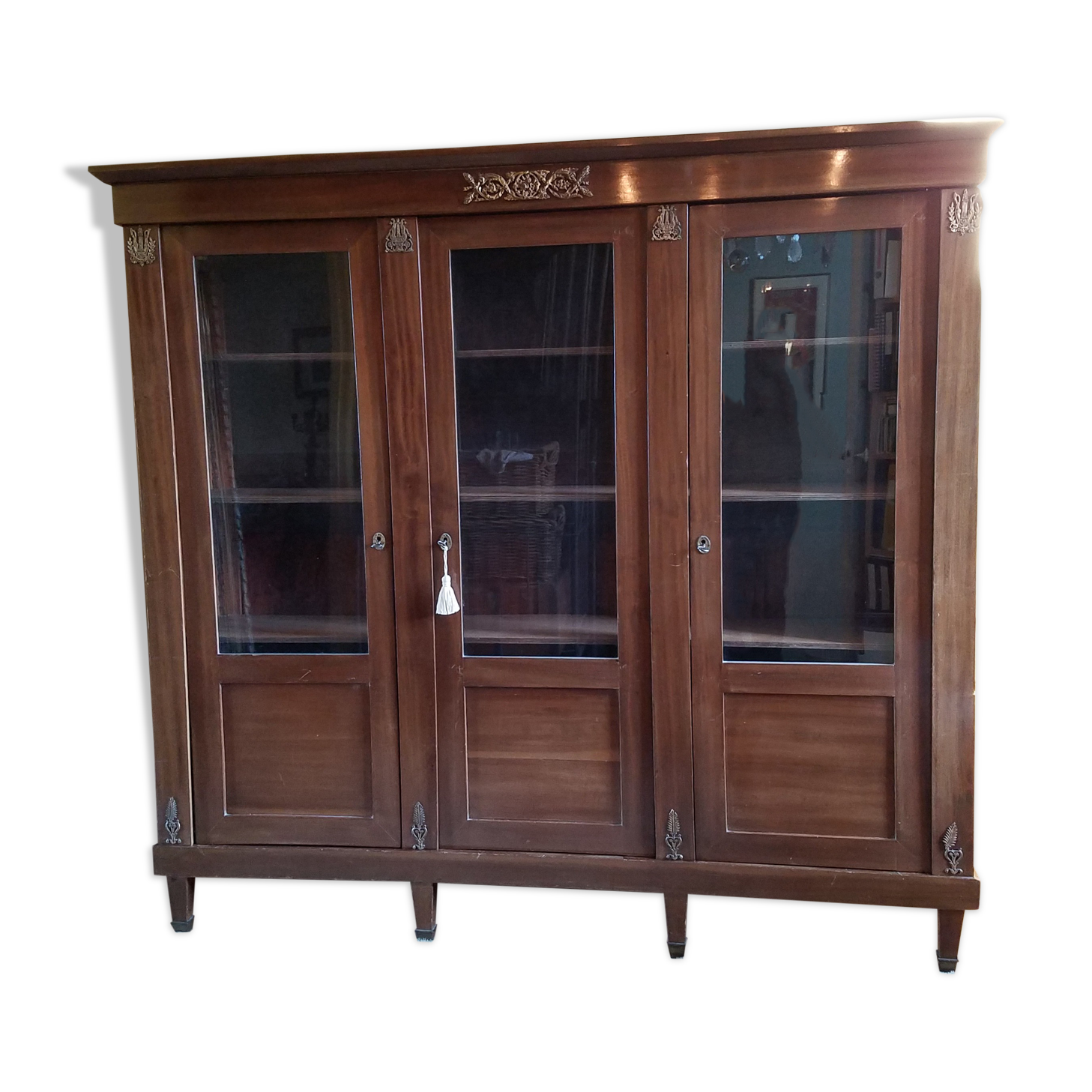 Empire glass bookcase