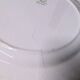 Round earthenware plate Moulin des Loups Orchies model Two Roses
