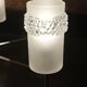 Space age chandelier with 6 lights in chrome and moulded glass by Hillebrand Lighting, 1960s.
