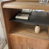1960s oak storage unit