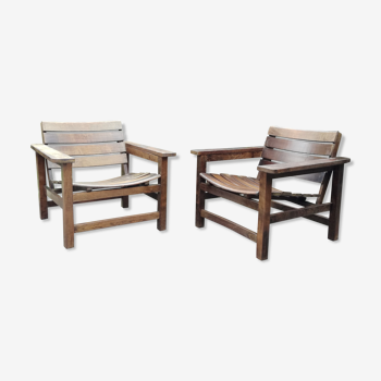 Teak garden chairs from the 1960