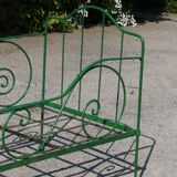 Antique metal bed, vintage