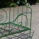 Antique metal bed, vintage