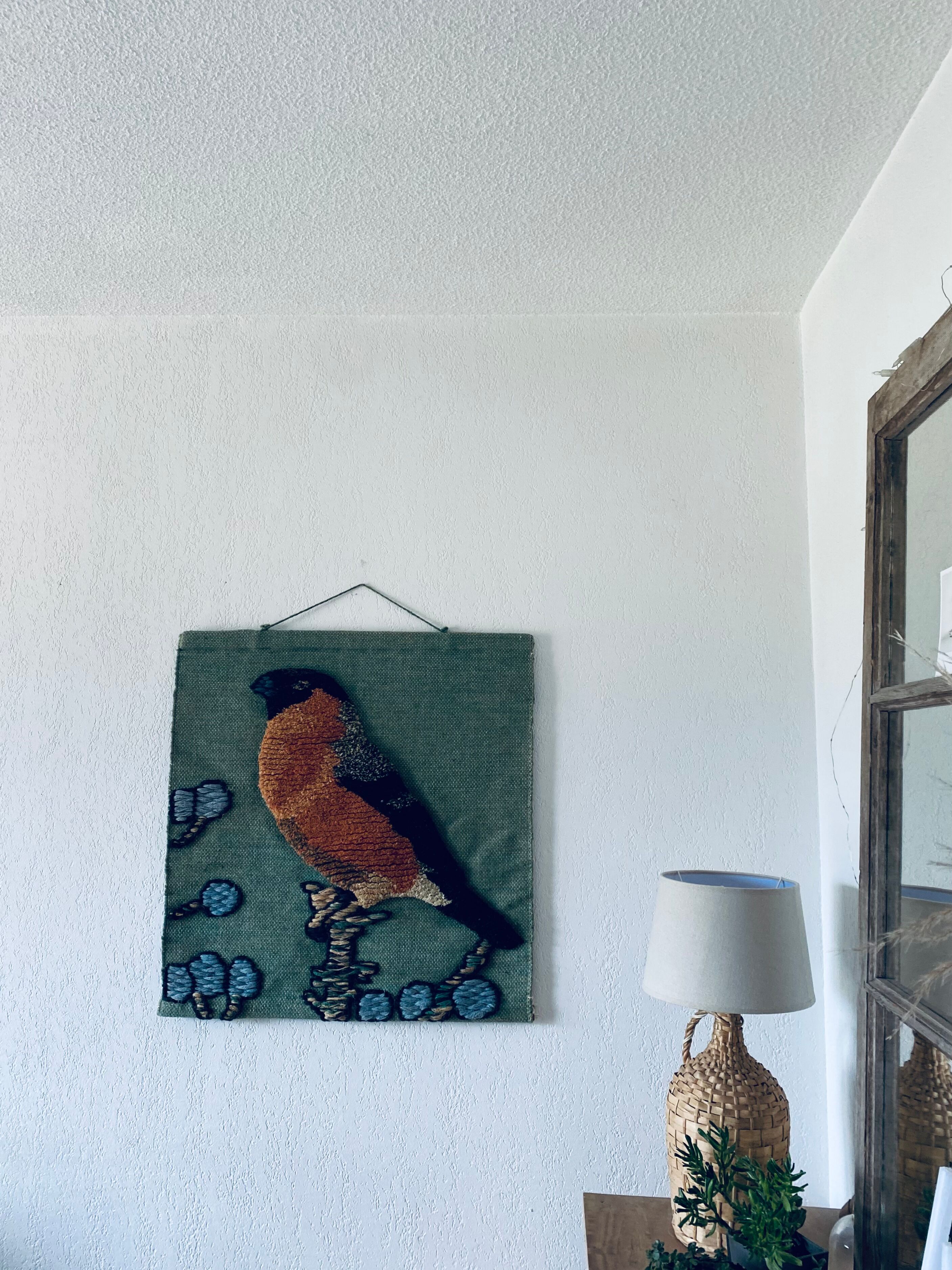 Vintage wall weaving