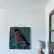 Vintage wall weaving