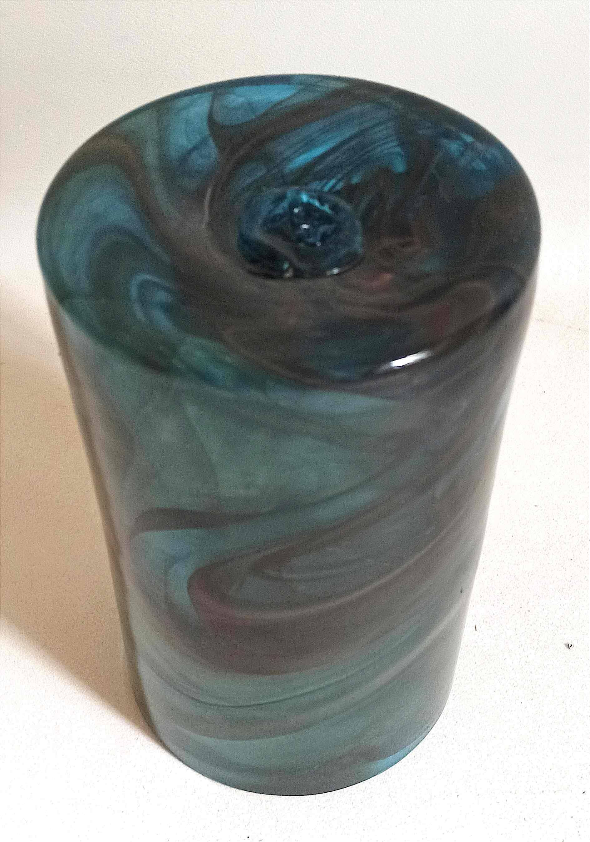 Maure-Vieil glass vase from the 70s Height 24.5 cm