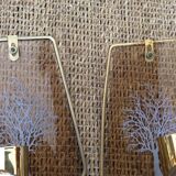 4 vintage wall lamps