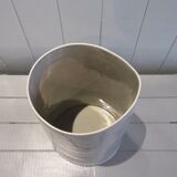 Soft green and natural ceramic vase by Carina Ciscato