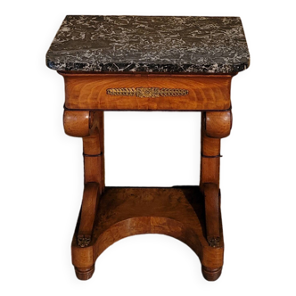 Small Restoration period console in walnut