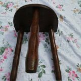 Small half moon tabouret
