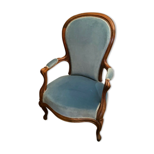 Fauteuil XIXe à dossier