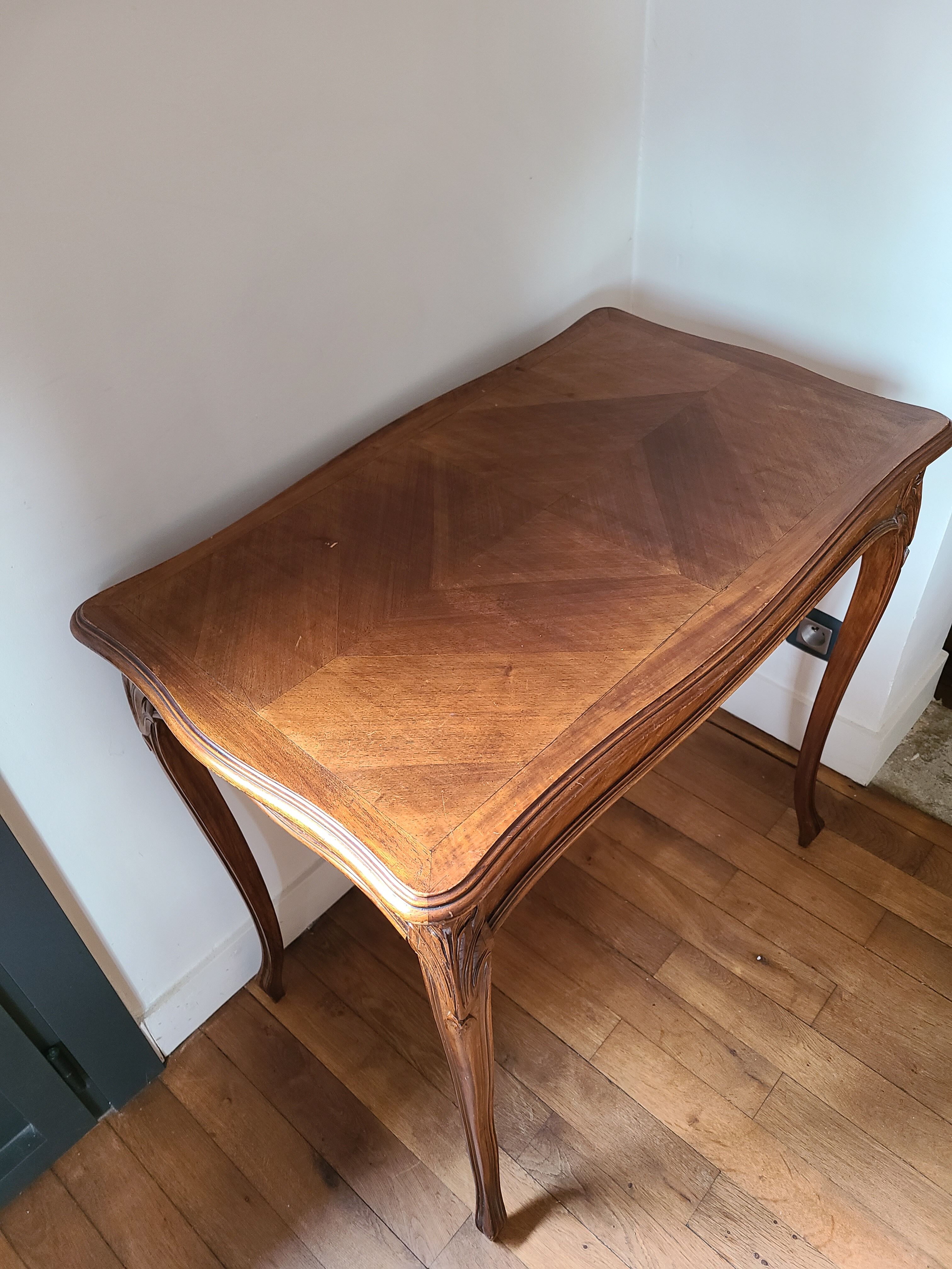 Side table, dessert, louis XV style writing board