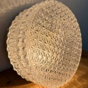 Vintage Glass Wall or Ceiling Light, 1970s