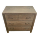 Commode chêne massif 3 tiroirs années 50
