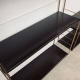 2 modular string wall shelves from the 60s, metal