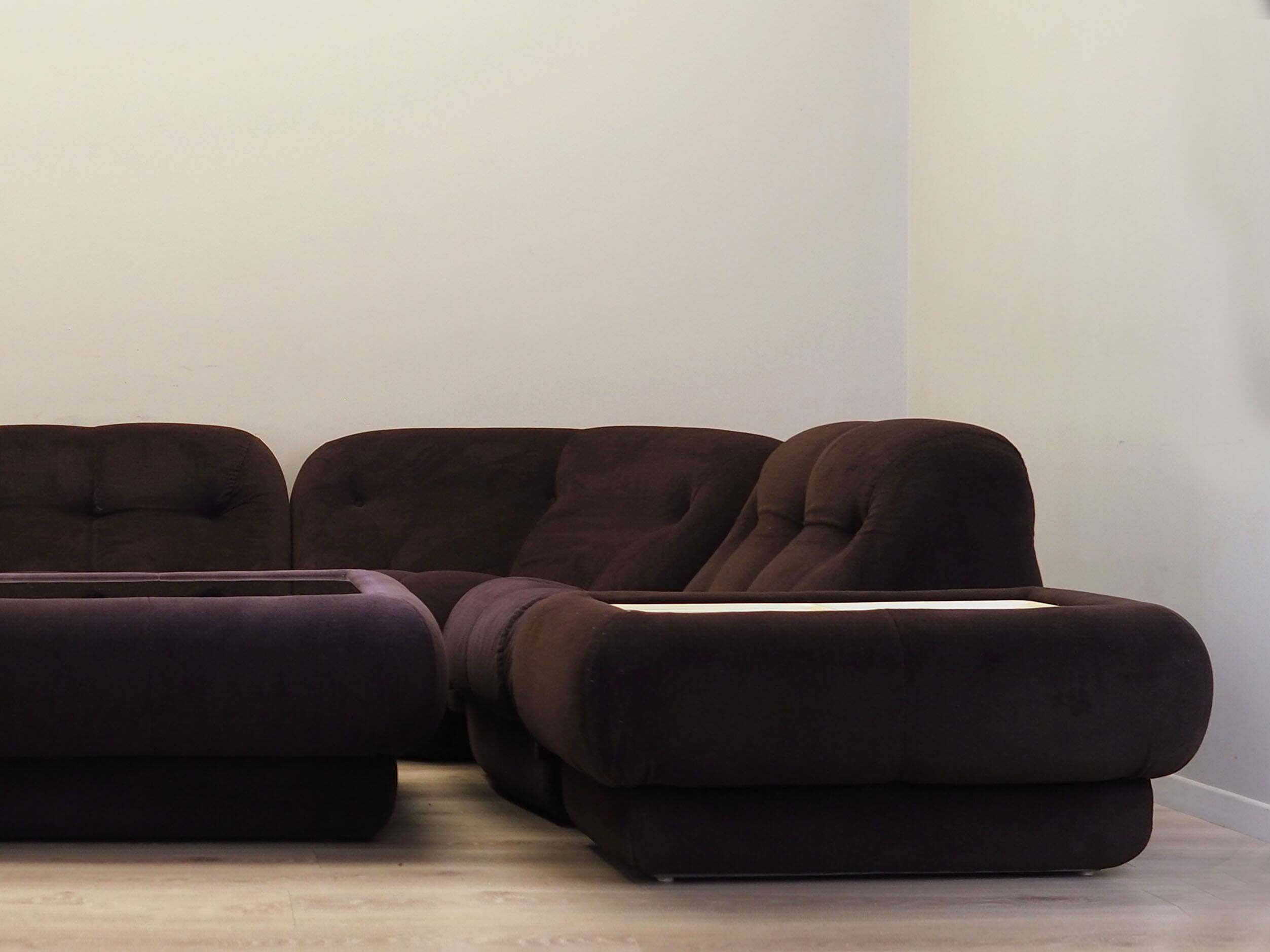 Living room set, Italian design,  Rino Maturi, Mimo Padova