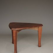Anthroposophical Organic Coffee Table in walnut, 1950s