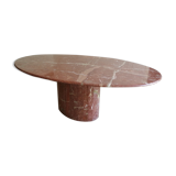 Oval marble table