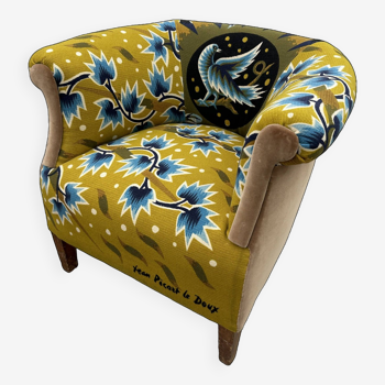 Jean Picart Le Doux armchair yellow