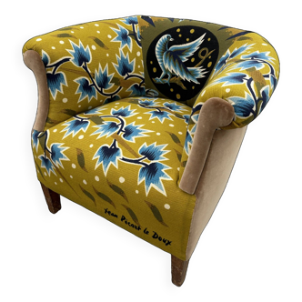 Jean Picart Le Doux armchair yellow