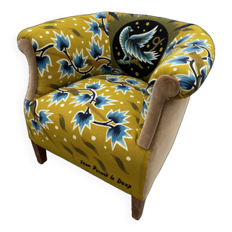 Fauteuil Jean Picart Le Doux jaune