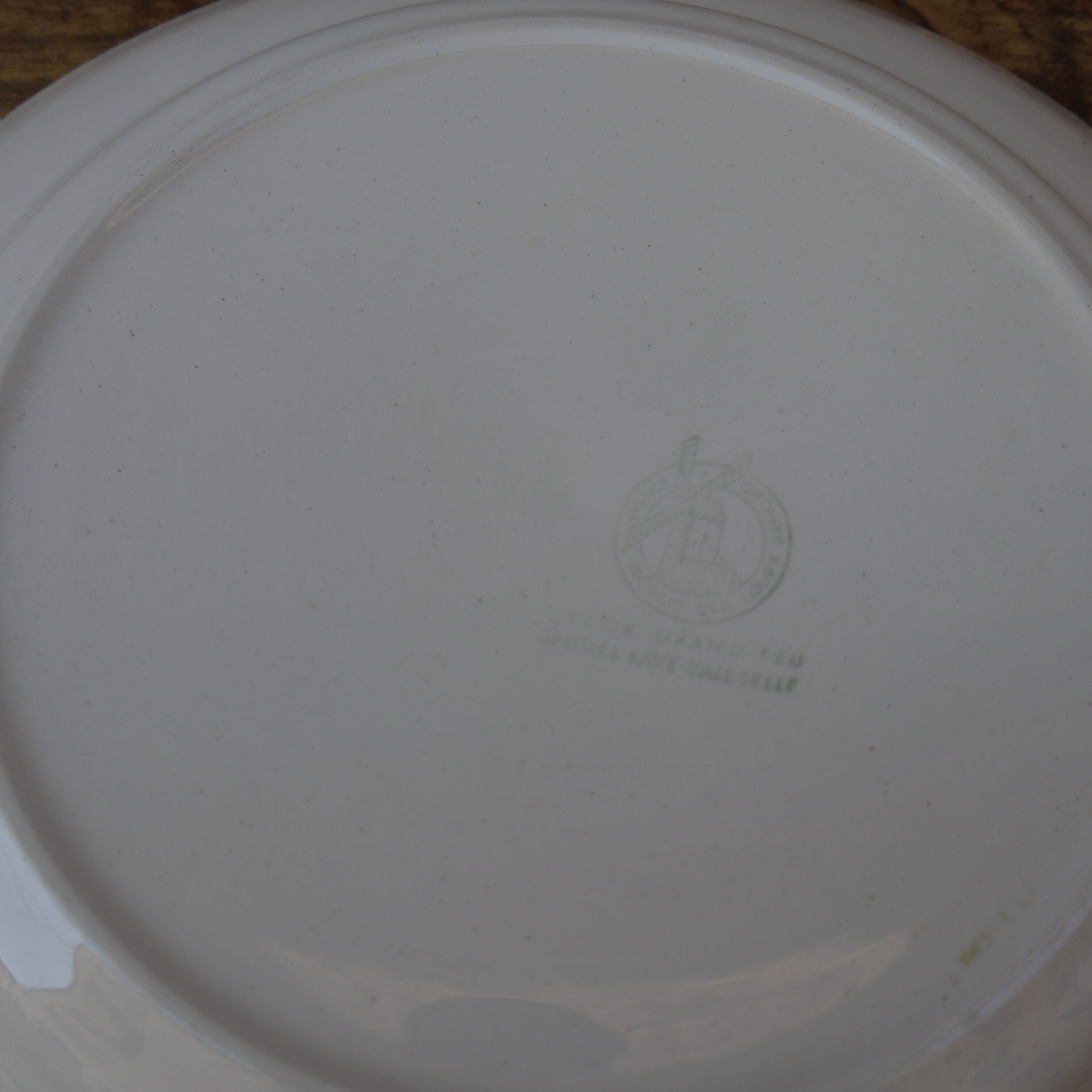 Earthenware dish Moulin des Loups