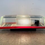 Red Industrial Bakelite Wall Light from Elektrosvit, 1970s
