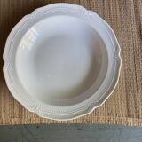 Lot of 3 plates of fine porcelain soup from Limoges de Bernardaud