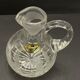 Small carafe in cut crystal