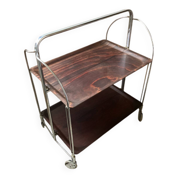 Folding roll table