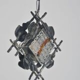 Brutalist hanging lamp designed by Tom Ahlström & Hans Ehrlich, 1960s