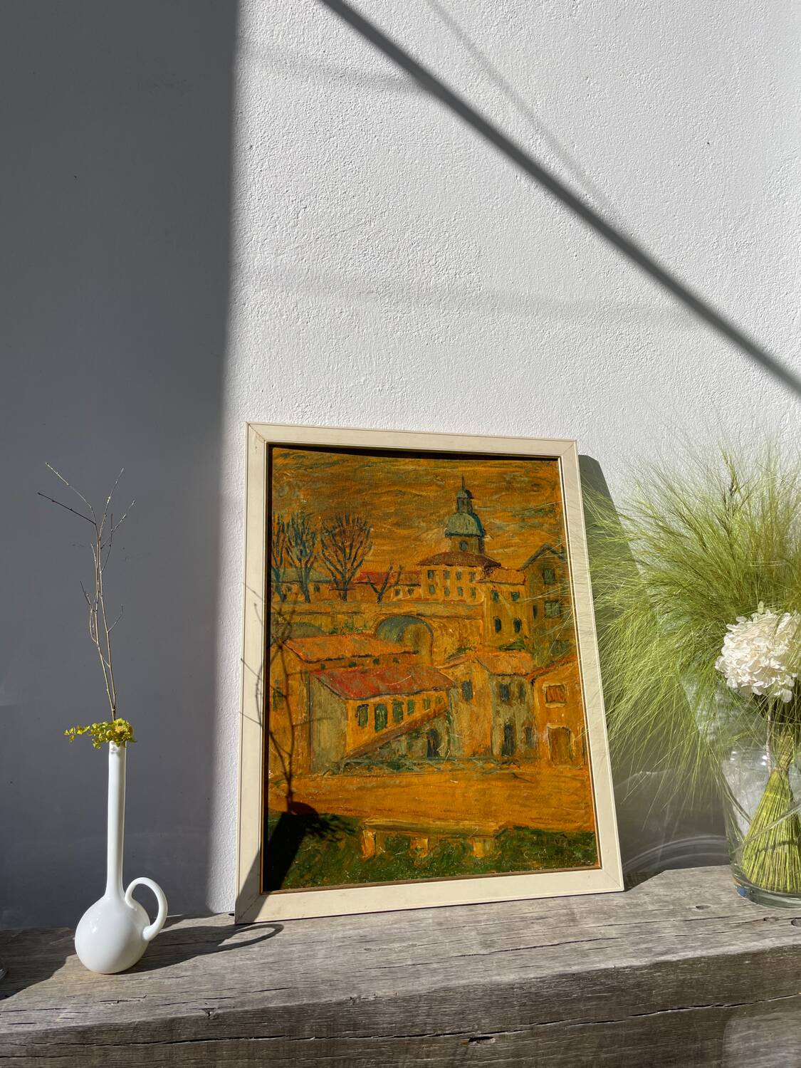 Cityscape painting by Jean-René Munoz