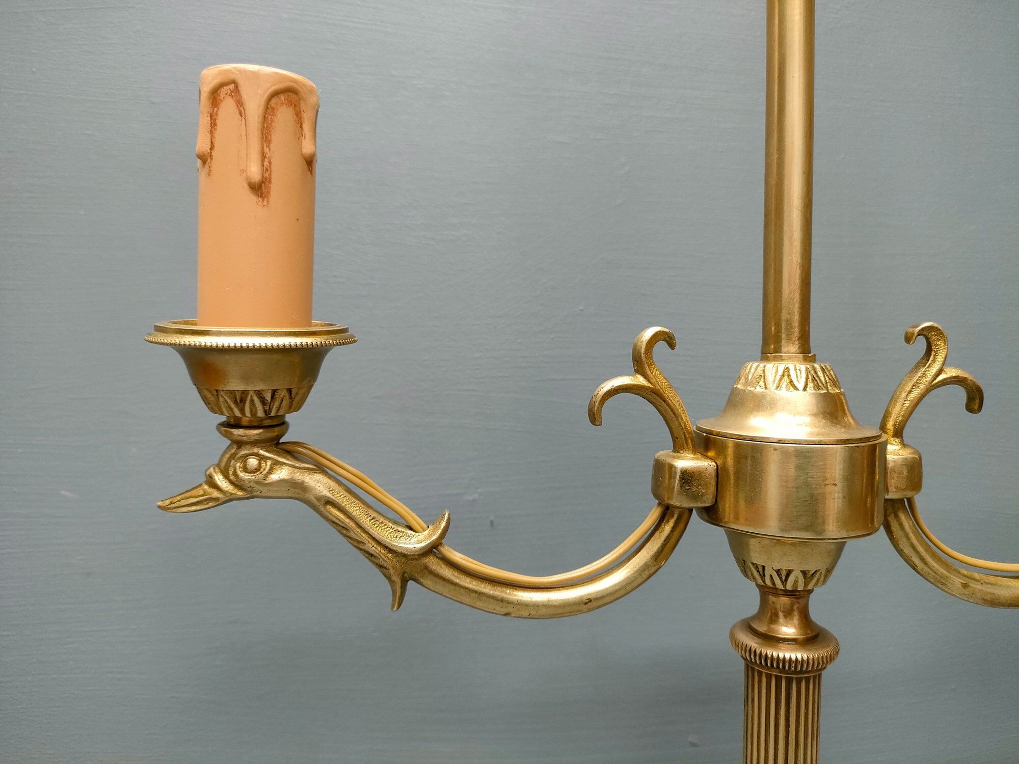 Napoleon III style zoomorphic lamp foot