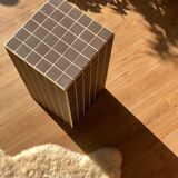 Side table column ceramic tiles