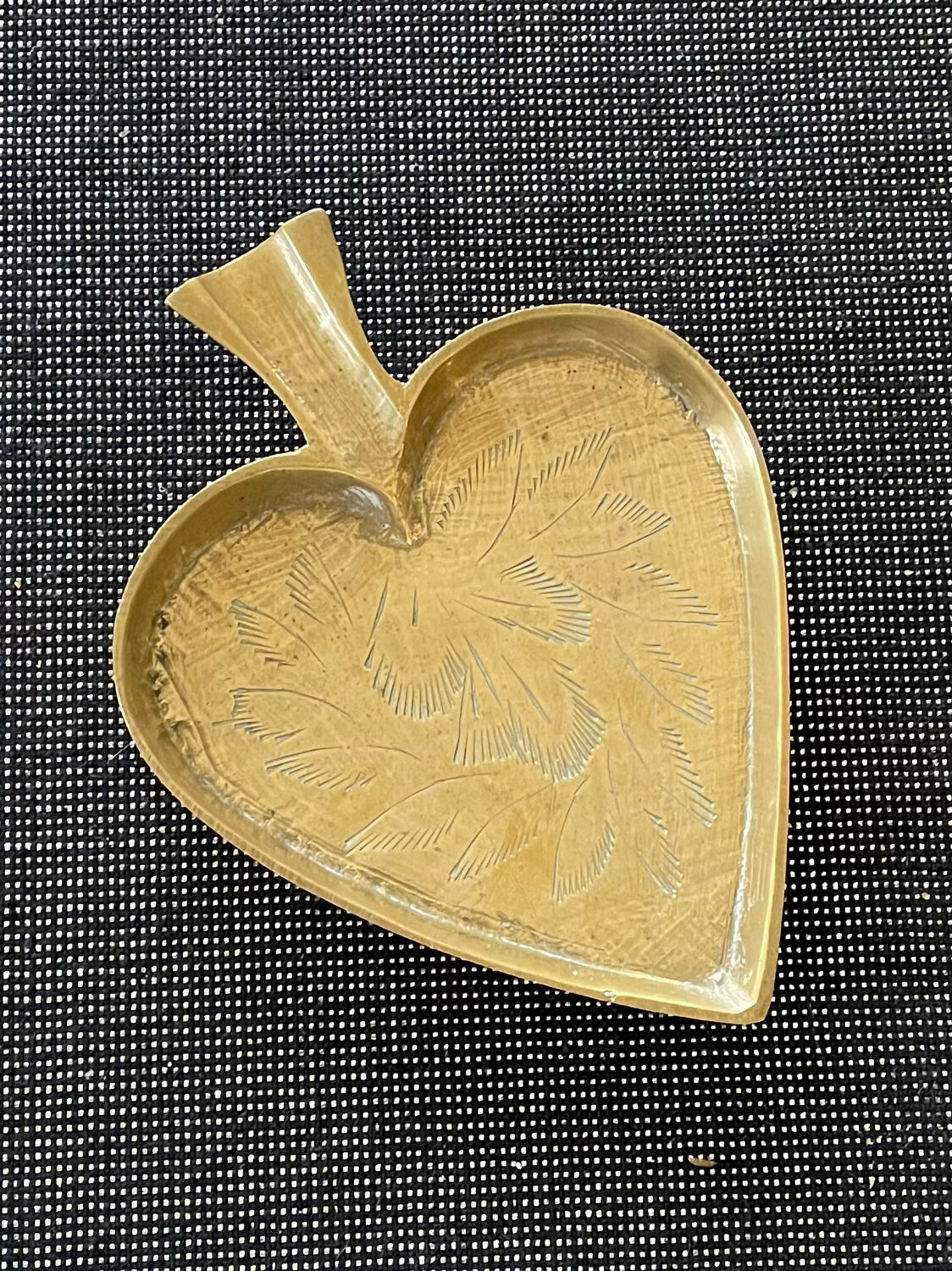 Vintage brass ashtray