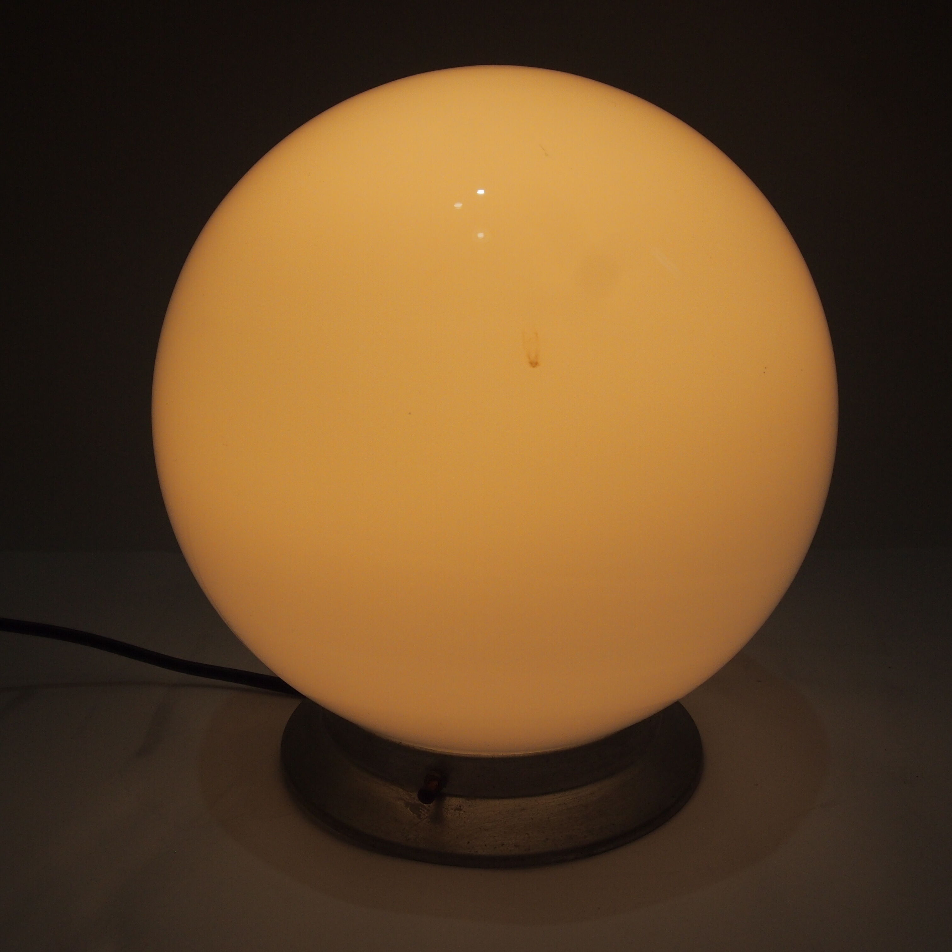 Glass vintage globe ceiling light