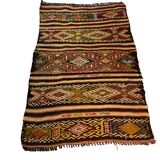 Vintage turkish kilim rug , 100 x 63 cm
