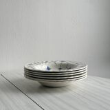 6 Myott plates in English porcelain