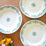Lot of 3 plates Robert Charbonnier by Longchamp