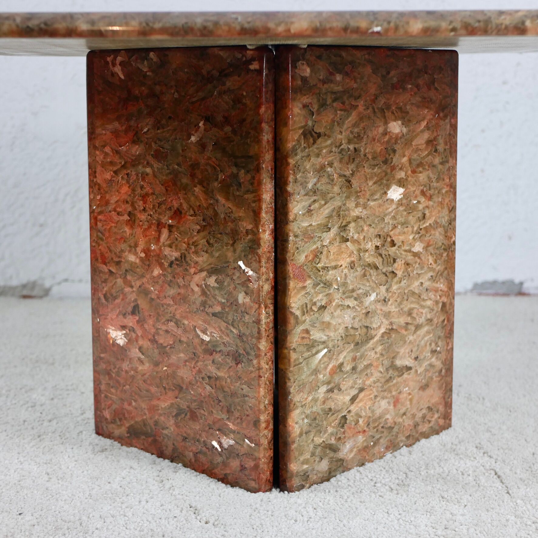 Quartz coffee table 80s