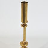 Brass gyro candle holder Ilse Ammonsen, Denmark 1950