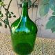 5L green glass demijohn – Vintage / Decorative