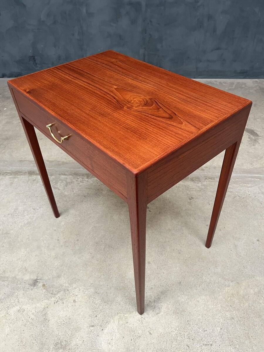 Teak Console with Drawer, Denmark, 1960s