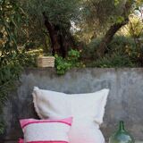 Handwoven recycled cotton rug - 120 x 170 cm